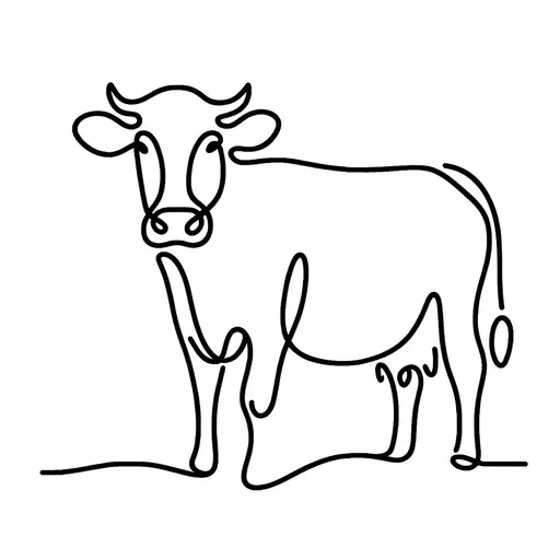 a cow